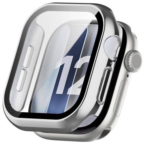 Foto - Ochranný kryt pre Apple Watch 12 42mm - Strieborný