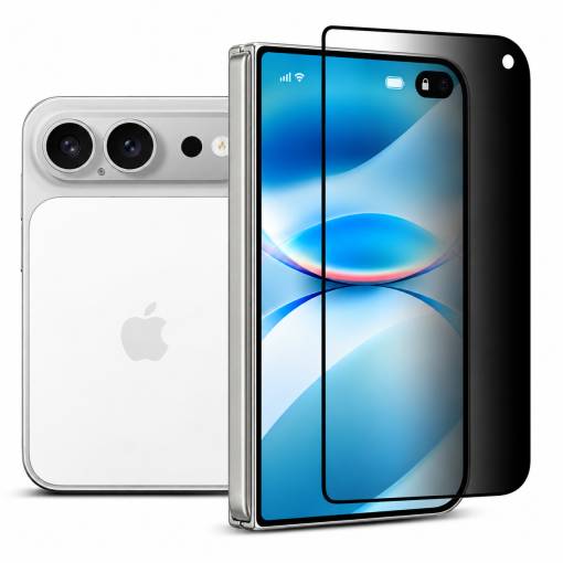 Foto - Zatmavovacie ochranné sklo pre iPhone Duo
