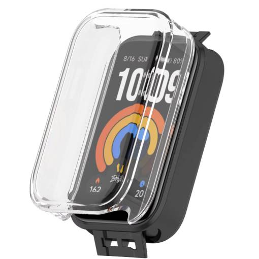 Foto - Silikónový kryt pre Xiaomi Smart Band 11 Active - Transparentný