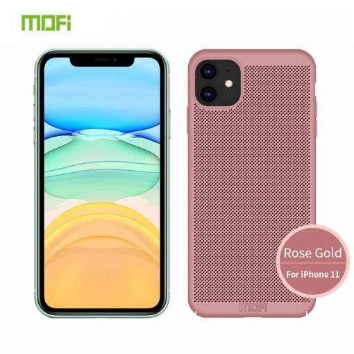 Foto - Dierovaný kryt MOFI na iPhone 11 - Ružová