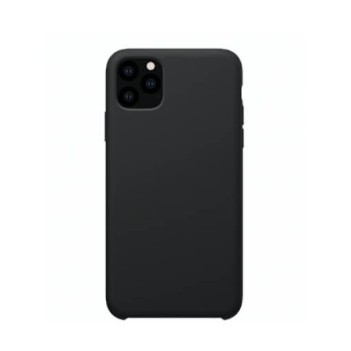 Foto - Silikónový liquid kryt na iPhone 11 Pro Max - Čierna