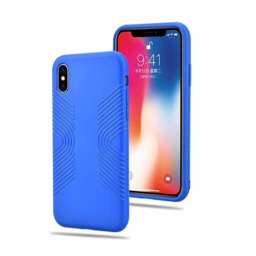Foto - Protišmykový kryt na iPhone XR - Modrá