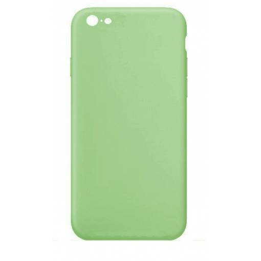 Foto - Silikonový kryt pre iPhone 6 a 6S - Svetlo zelený