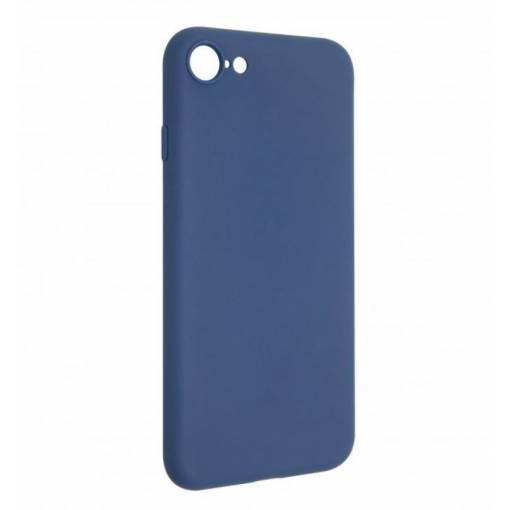 Foto - Silikonový kryt pre iPhone SE 2020, SE 2022, 7 a 8 - Tmavo modrý