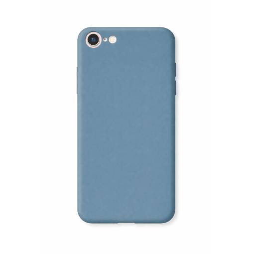 Foto - Silikonový kryt pre iPhone SE 2020, SE 2022, 7 a 8 - Tmavo modrý