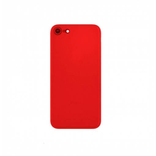 Foto - Silikonový kryt pre iPhone SE 2016, 5, 5S, 5C - Červený