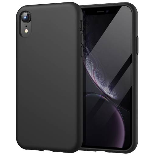 Foto - Silikonový kryt pre iPhone XR - Čierný