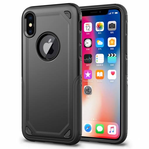 Foto - Odolný kryt Resilient na iPhone XS Max - Černá