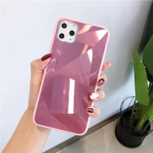 Foto - Kryt Diamond na iPhone 11 - Růžová