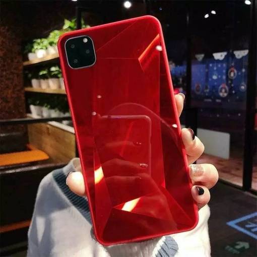Foto - Kryt Diamond na iPhone 11 - Červená