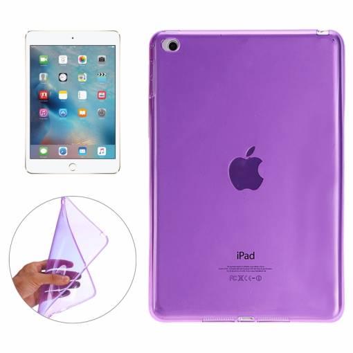 Foto - Silikónový kryt pre iPad Mini 4/5 - fialový