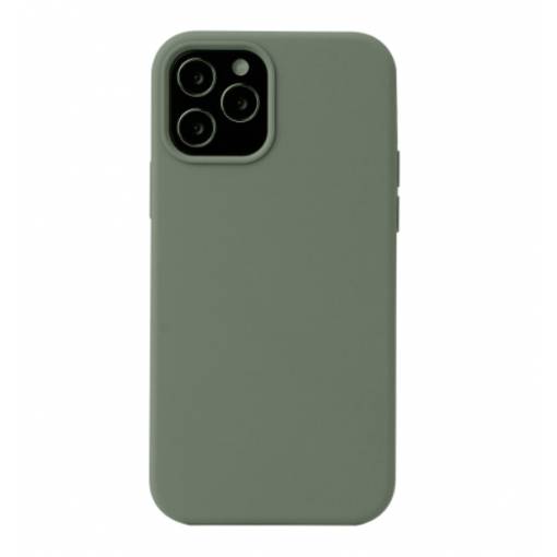 Foto - Silikonový kryt pre iPhone 12 Pro Max tmavo zelený