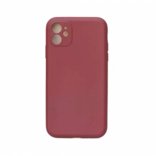 Foto - Silikónový kryt pre iPhone 12 Mini - Tmavo ružový