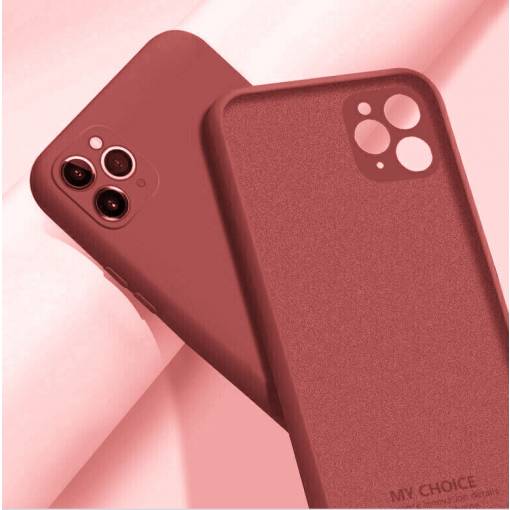 Foto - Silikonový kryt pre iPhone 11 Pro tmavo ružový