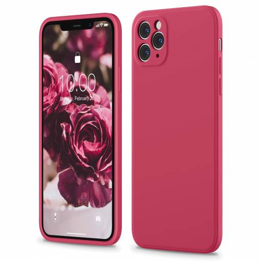 Foto - Silikónový kryt pre iPhone 11 Pro Max - Tmavo ružový