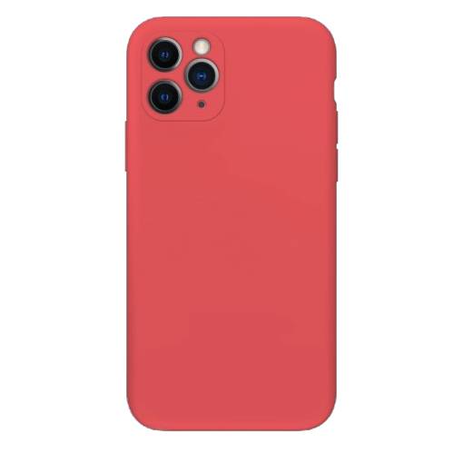 Foto - Silikónový kryt pre iPhone 11 Pro Max - Červený