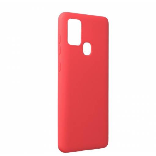 Foto - Silikonový kryt pre Samsung Galaxy A21S - červený