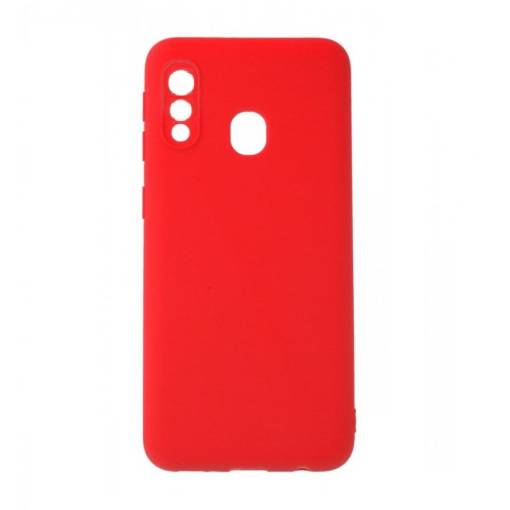 Foto - Silikónový kryt pre Samsung Galaxy A20e - Červený