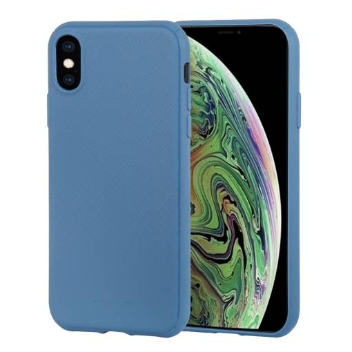 Foto - Mercury LUX obal na iPhone X/ XS - Modrá