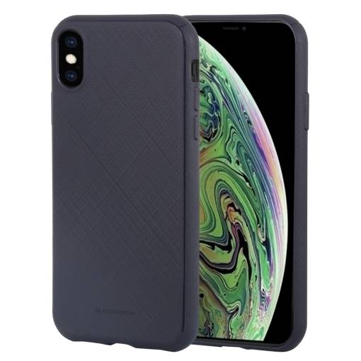 Foto - Mercury LUX obal na iPhone X/ XS - Tmavě modrá