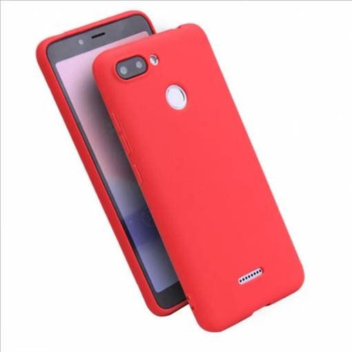 Foto - Silikonový kryt pre Xiaomi Redmi 6 - červený
